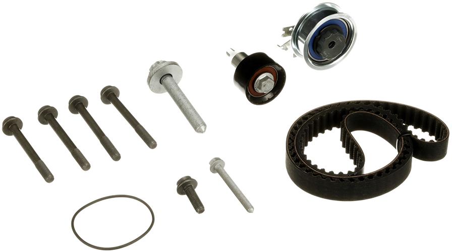 (K015680XS) EKSANTRİK GERGİ KİTİ POLO-GOLF7-PASSAT-A3-LEON 1.2TSI-1.4TSI 2013> (CJZA-CJZB-CYVA-CYVB) - GATES - OEM 04C109244D