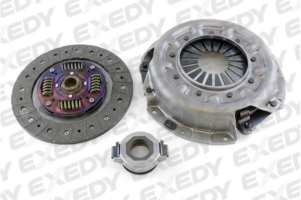 DEBRİYAJ SETİ (BASKI+DİSK+BİLYA) NISSAN PICK-UP 2.7L TD27 D21 D22 89-02 - EXEDY - OEM 3021058G05
