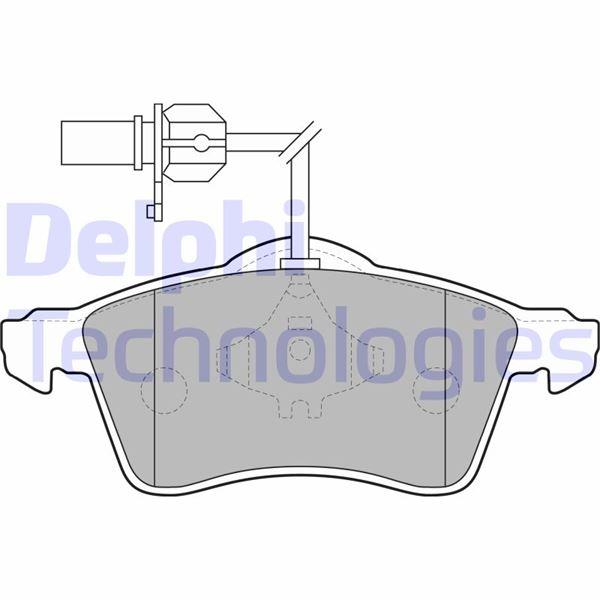 FREN BALATASI ON (156MM) FISLI T4 90- - DELPHI - OEM 7D0698151F