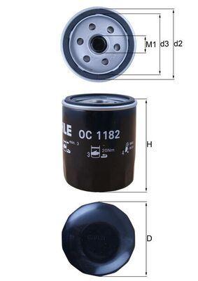 YAĞ FİLTRESİ MAZDA 3 (09-12)6 (02-07)CX-7 (09-13) - MAHLE - OEM LF10143029A