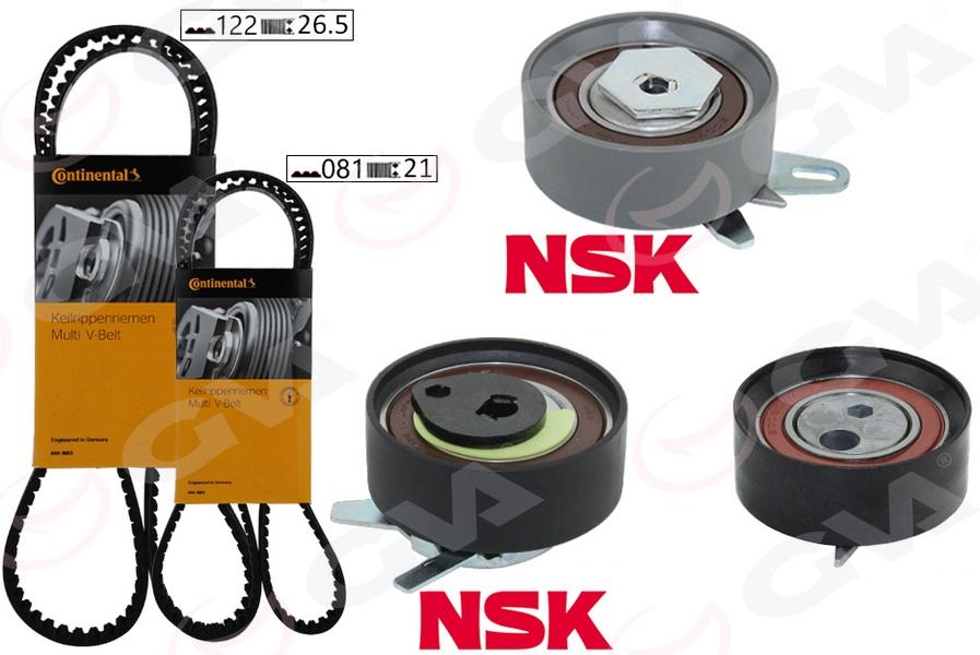 TRİGER SETİ(122x26.5 -077x21) T4 2.5TDI - LT35 2.5TDI (ACV-ANJ-AVR) (K015323XS) TRİGER+POMPA SETİ - GVA - OEM 074198119