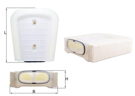 HAVA FILTRESI TOUAREG-Q7-CAYENNE DCBE 3.0 TSI 18 -> - MAHLE - OEM 4M0133843D