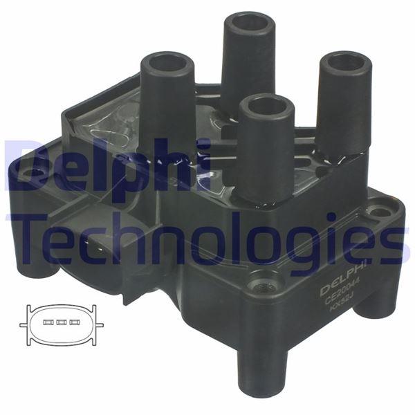 ATEŞLEME BOBİNİ FOCUS CMAX 1.6-1.8-2.0 16V-01=> FUSION 1.4-1.6-KA 1.3I-MONDEO II 04=>FIESTA MAZDA 2 - DELPHI - OEM 988F12029AD