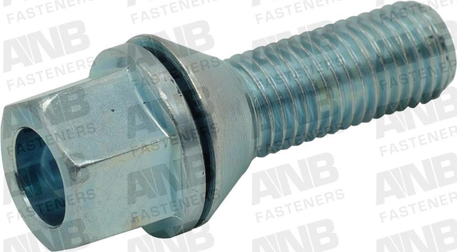 (DR1250DF) BİJON CİVASI DELİKLİ FLANŞLI KROM DACIA-RENAULT (M12X1.50X28) (726345 / ABB1137) - ANB - OEM 402227272R