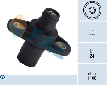 EKSANTRIK MILI KONUM SENSORU MERCEDES M104 M111 M119 W124 S124 C124 A124 W202 W463 W140 R129 - FAE - OEM A0021539528