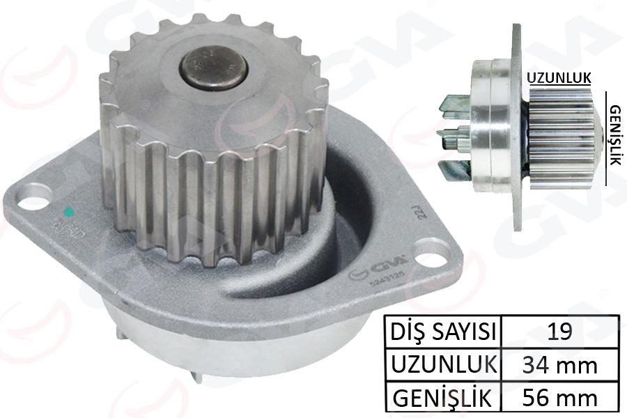 DEVİRDAİM 106-206-307-C2-C3-C4-SAXO-XSARA-BERLINGO-PARTNER 1.6 16V-DFM SUCCE 1.6 16V (09-13)(TU5JP4) - GVA - OEM 1201.E5
