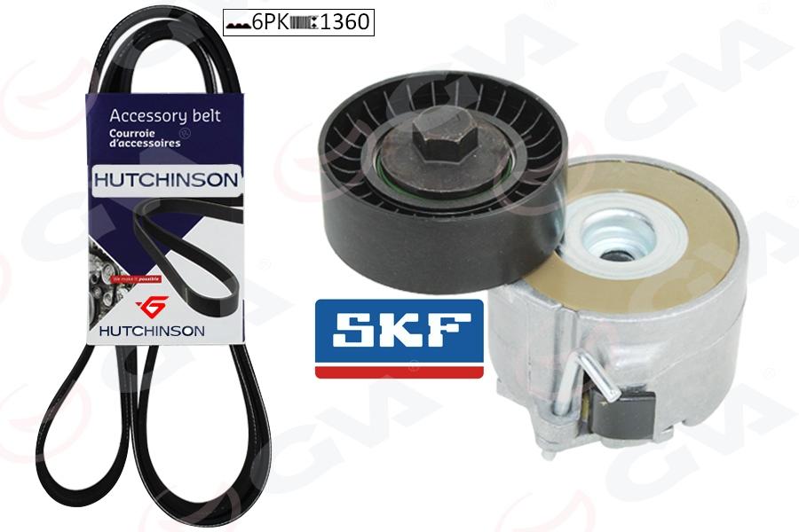 ALTERNATÖR GERGİ KİTİ (KÜTÜKLÜ) ASTRA J 10=> CORSA D (06-)CORSA E (14-)1.3CDTI (K016PK1360)(DTE-DTC) - GVA - OEM 6340676