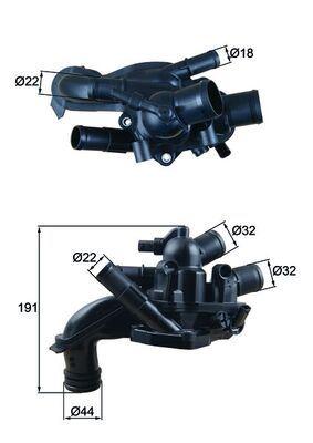 TERMOSTAT 105 ºC MINI N16 N18 R55 R56 R57 R58 R60 R61 - MAHLE - OEM 11538674895