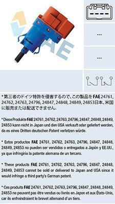 FREN STOP MÜŞÜRÜ COMBO D-BOXER-BIPPER-JUMPER-DUCATO-NEMO-FIORINO-GRANDE PUNTO-DOBLO-LINEA 1.3D MJET 1.6D MJET 2.3D MJET - FAE - OEM 1617548580