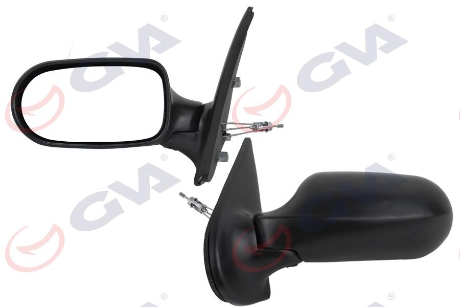 DIŞ DİKİZ AYNASI SOL PALIO 03>ALBEA 05> MEKANİK+ALÜMİNYUM AYAKLI+KONVEKS - GVA - OEM 735327436