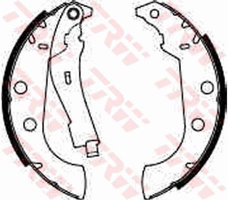 PABUCLU BALATA 228×42 mm PEUGEOT P306 94- P405 I P405 II CITROEN xSARA 97- Zx 91- - TRW - OEM GS8626