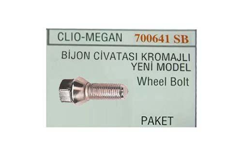 BİJON CIVATASI Y.M. CLIO-MGN (DELİKLİ PULLU) (KROMAJLI) - SES - OEM 402222121R