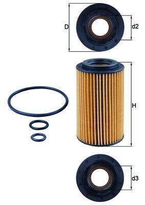 YAG FILTRESI MERCEDES OM651 W176 W246 W204 W205 C205 C117 W212 W447 B906 B907 B910 - MAHLE - OEM A6511800109