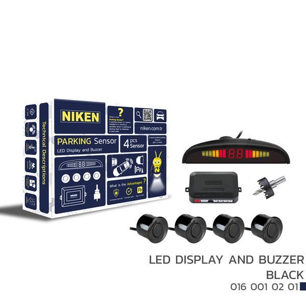 PARK SENSÖRÜ LED EKRAN SES İKAZLI SİYAH 22MM - NIKEN
