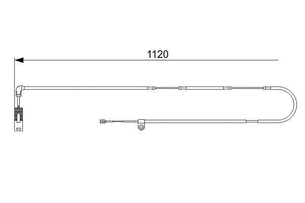 BALATA FISI ARKA LAND ROVER RANGE ROVER III L322 - BOSCH - OEM SOE000011