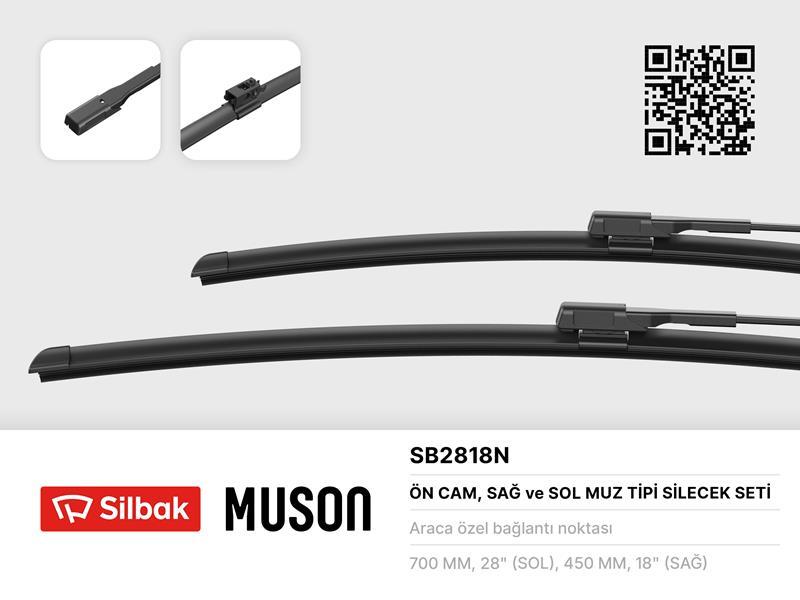 SILECEK SUPURGESI TAKIMI 700mm / 450mm MERCEDES VITO W447 - SILBAK - OEM A4478205400