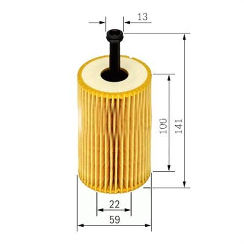 YAĞ FİLTRESİ PARTNER-BERLINGO (96-)-P106 (97-)-P206 (98-)-P306 (93-01)-P307- C3 (02)- 1.4-1.6 16V - PSA - OEM 1109.AN