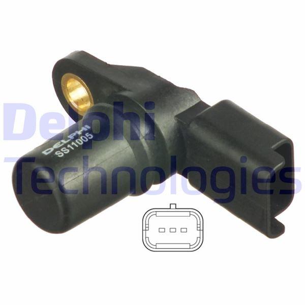 EKSANTRİK DEVİR SENSÖRÜ RENAULT KANGOO 01> SYMBOL II 08> MEGANE II 04> MASTER III 10> CLIO III 05>1.2 1.5dCi 1.6 2.0 2.3dCi - DELPHI - OEM 8200033686
