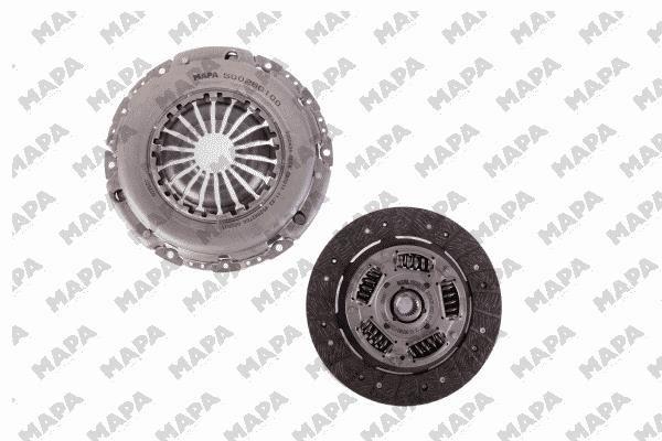DEBRIYAJ SETI TRANSIT V347 2.4 TDCI 115PS 140PS 06 => (6 ILERI) RULMANSIZ - MAPA - OEM 7C117540BB