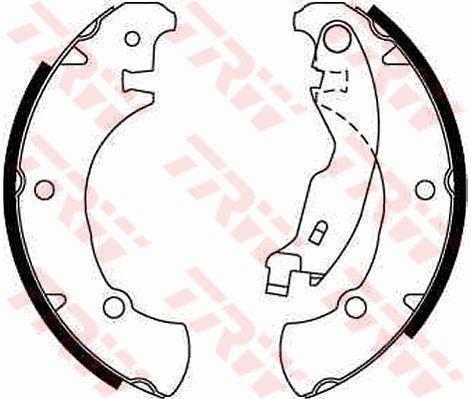 ARKA FREN BALATASI PABUC BRAVA-BRAVO-MAREA 1.2/1.4/1.6/1.8/1.9 96>02 - TRW - OEM 9947690