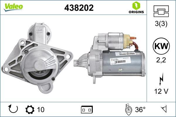 MARŞ MOTORU 12V 2.2KW OPEL MOVANO B-VIVARO A 10> RENAULT MASTER III 10> TRAFIC II 06> KOLEOS I 08> LAGUNA III 07>15 NAVARA NP300 15> X-TRAIL II (T31) 07>13 QASHQAI 07>13 2.0dCi 2.3dCi - VALEO - OEM 93169459