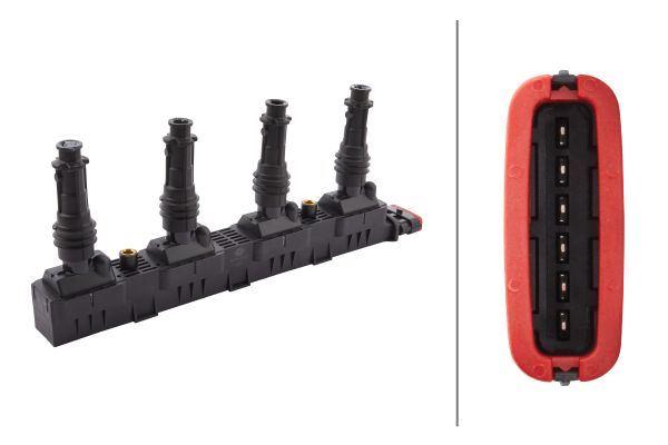 ATEŞLEME BOBİNİ ASTRA G-CORSA B-CORSA C-AGILA 1.2 16V Z12XE-X12XE - HELLA - OEM 1208012