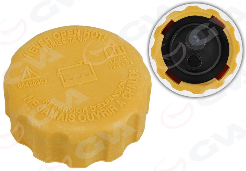 GENLEŞME KAVANOZU KAPAĞI (RADYATOR EK SU DEPO) CHEVROLET LACETTI-KALOS-AVEO-MATIZ-NUBIRA-REZZO-SPARK - GVA - OEM 94539597