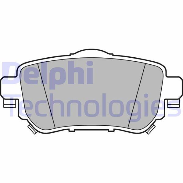 ARKA FREN BALATA RENAULT KADJAR 15> KOLEOS II 18> / NISSAN QASHQAI 1.6L Dci R9M dizel 11-> / X-TRAIL 1.6L Dci T32 12-> - DELPHI - OEM 440605889R