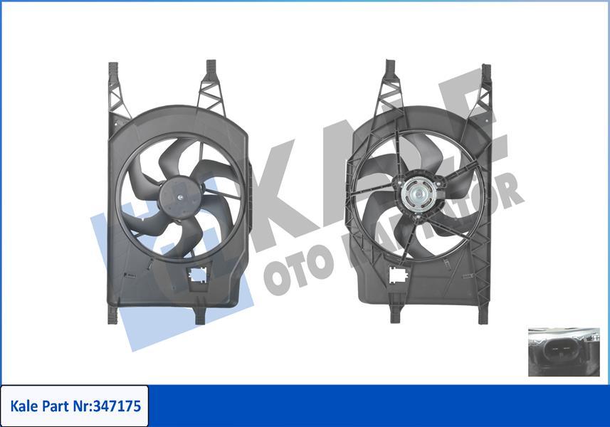 FAN MOTORU DAVLUMBAZLI LGN-CLIO II-LAGUNA II-VELSA - KALE - OEM 7701049657