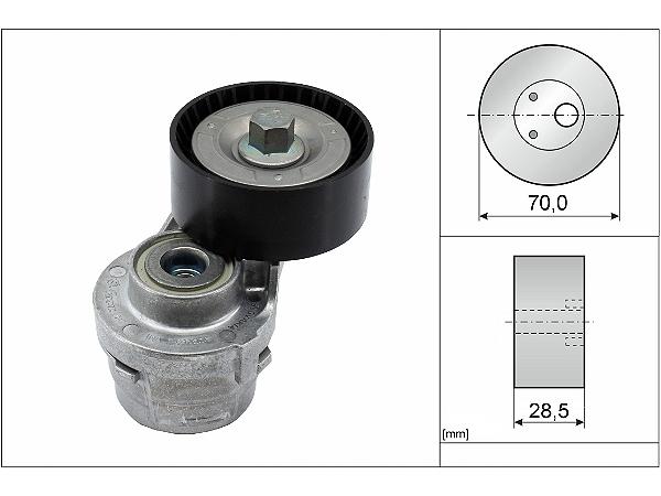 KANALLI KAYIŞ KİTİ IVECO DAILY III-IV-V-VI 06>21 2.3 JTD 7PK1322 - DAYCO - OEM 504000410
