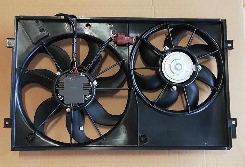 RADİATOR FAN GOLF 5 / JETTA / PASSAT / CADDY ÇİFTLİ DAVLUMBAZLI ÇİFT FANLI - ORIS - OEM 1K0121207BB