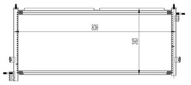 KLİMA KONDENSERİ VOLVO FH 12-FH 16 02=> (OTO.-MEK.) - ORIS - OEM 20555299