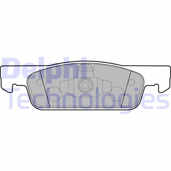 ÖN FREN BALATA RENAULT CLIO IV 12> DACIA LOGAN II 12> SANDERO II 12> - DELPHI - OEM 410602581R