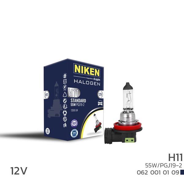 NIKEN H11 55W HALOJEN AMPUL PGJ19-2 (12V) 64211 - NIKEN - OEM 7701049263