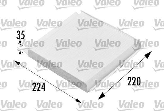 POLEN FİLTRESİ BERLINGO-PARTNER 96=> XSARA (97-00)1.4-1.4i-1.6 16V-1.6HDI-1.8D-1.9D-2.0HDI-2.0 16V - VALEO - OEM 6447.HP