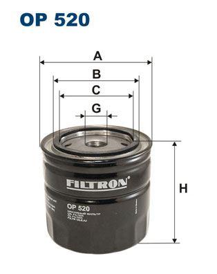 YAĞ FİLTRESİ TOFAS DOGAN 1.6 IE 80HP (97-02) - FILTRON - OEM 8349409