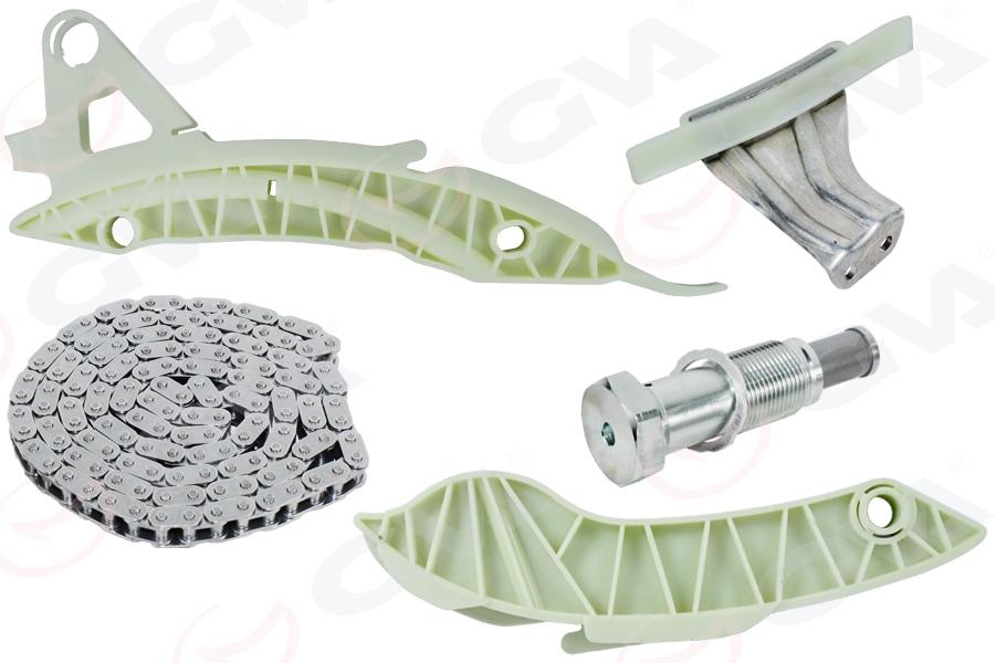 EKSANTRİK ZİNCİR SETİ GRANDLAND-P207-P208-P308-P508-P2008-P3008-P5008-RCZ-PARTNER-BERLINGO-C3-C4- C5 -DS3-DS4-DS5-DS9 1.6 VTİ-THP-PureTech (5 PARÇA) - GVA - OEM 9822827080
