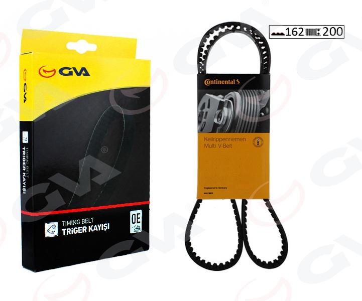 TRİGER KAYIŞI (162x200) ASTRA G-VECTRA C-ZAFIRA 1.4-1.6-1.8 (98-04) - GVA - OEM 5636564