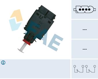 FREN PEDALI SALTERI BMW E30 E36 E34 E32 E31 - FAE - OEM 61318360417