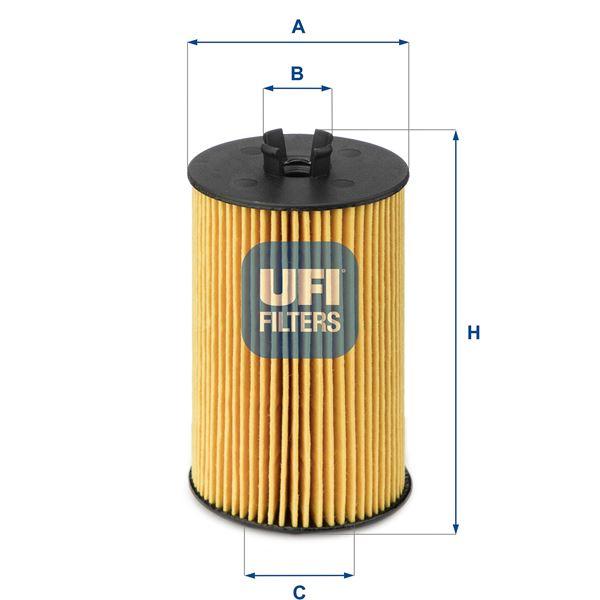 YAĞ FİLİTRESİ ASTRA G-H 98=> CORSA B-C-D 96=> MERIVA (04-10) 1.0-1.2-1.4 XE-XEP - UFI - OEM 650307