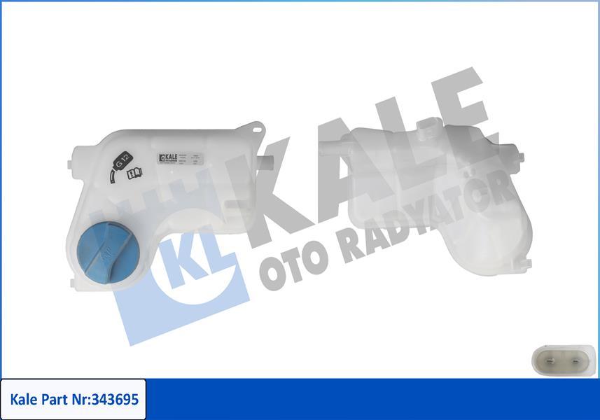 YEDEK SU DEPOSU VW-TRANSPORTER-CARAVELLE 04> T5-T6 KAPAKLI - KALE - OEM 7H0121407C