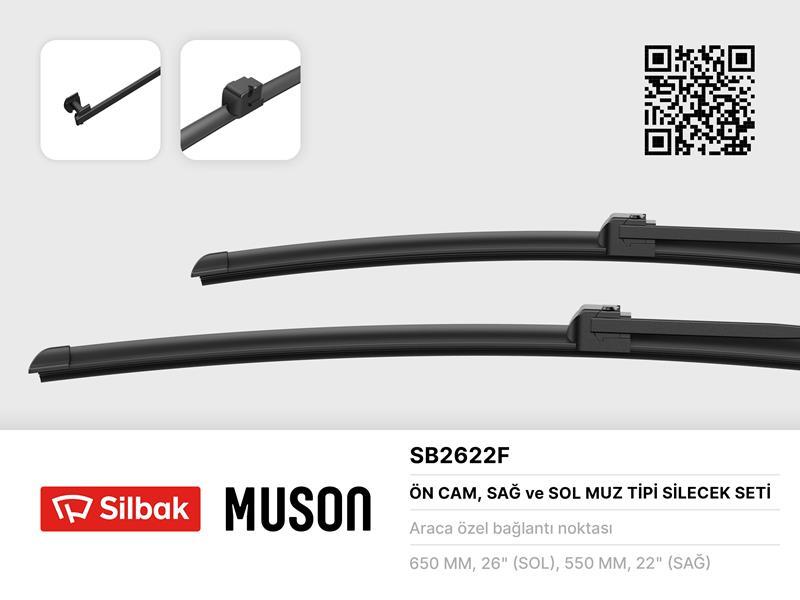 SİLECEK SÜPÜRGESİ 650/550MM (MUZ TİPİ) SCENIC II 05/03 - SILBAK