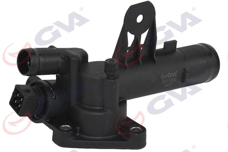 TERMOSTAT (83C) (KOMPLE) RENAULT KANGOO II 08> CLIO III 05>12 LAGUNA III 07>15 1.5dCi k9k (4 ÇIKIŞLI) - GVA - OEM 8200400553