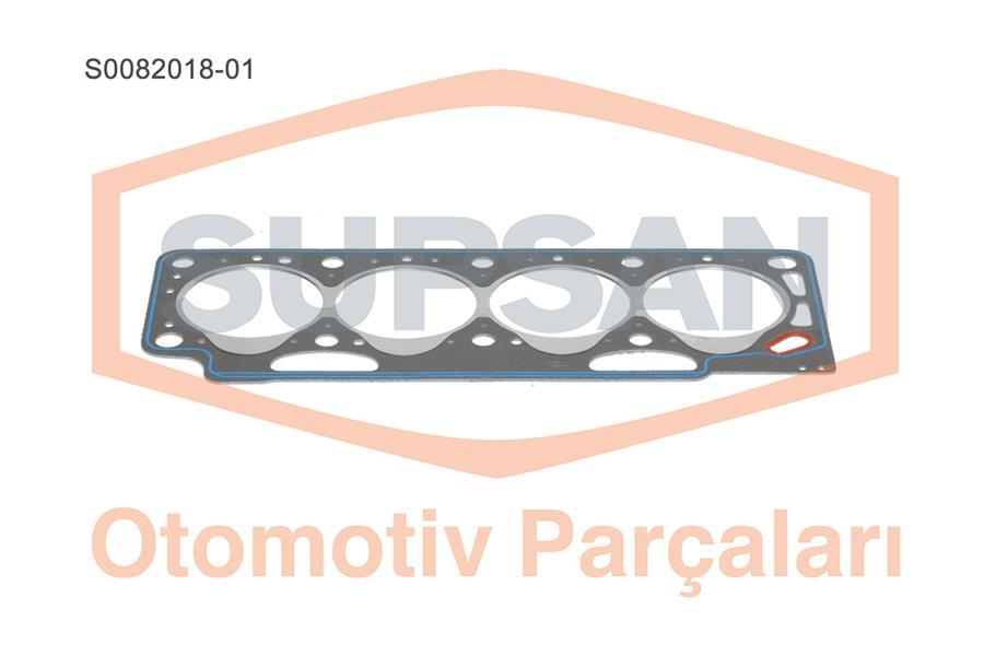 SILINDIR KAPAK CONTASI 2 CENTIK SACLI OZEL KLINGRIT KANGOO EXPRESS R19 1.9D (F8Q ESKI MOTOR) - SUPSAN - OEM 7700107818