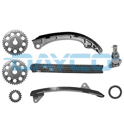EKSANTRİK ZİNCİR SETİ TOYOTA COROLLA 1,4L 1,6L 4ZZ-FE 3ZZ-FE ZZE111 ZZE112 ZZE120 ZZE121 VVTi 01-06 / AVENSIS 1,6L 3ZZFE VVTi ZZT250 03-08 (8 PARÇA) - DAYCO - OEM 1350622030