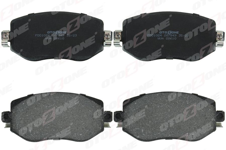 ÖN FREN BALATASI RENAULT MEGANE IV 15> (TÜM MOTOR TİPLERİ) G:129MM Y:58,4 MM K:18MM - OTOZONE - OEM 410603407R
