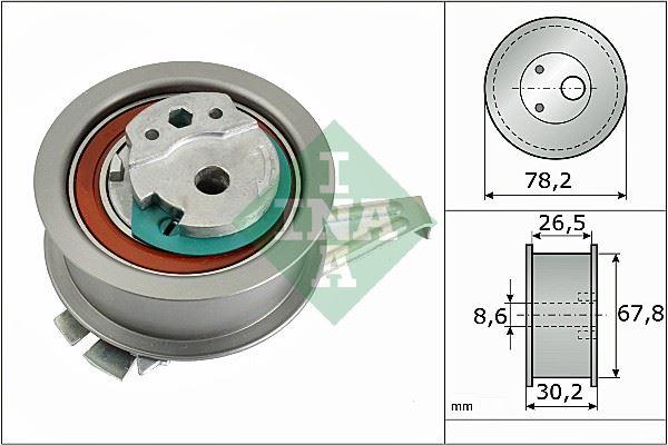 EKSANTRİK GERGİ RULMANI GOLF7-A3-LEON-POLO 1.6-2.0 TDI (CLHA/B-CRKB-CUPA) - INA - OEM 04L109243B