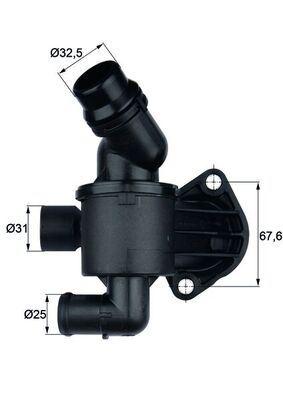 TERMOSTAT ( 87° ) A4-A5-A6-Q5-CRAFTER 2.0TDI - MAHLE - OEM 03L121111N