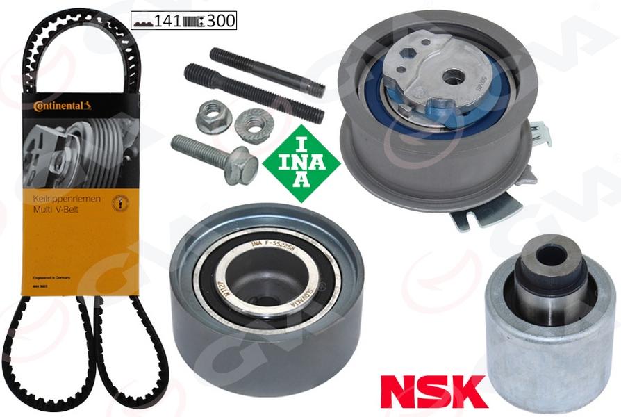 TRİGER SETİ PASSAT-JETTA-GOLF5-OCTAVIA-TOLEDO-A3-A6 2.0 TDI 04-06 (BKP-BKD-BRE-BLB-BMR) - GVA - OEM 03G198119