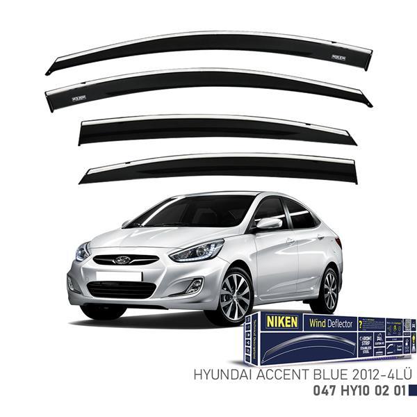 KROMLU CAM RÜZGARLIĞI HYUNDAI ACCENT BLUE 2012- 4LÜ - NIKEN
